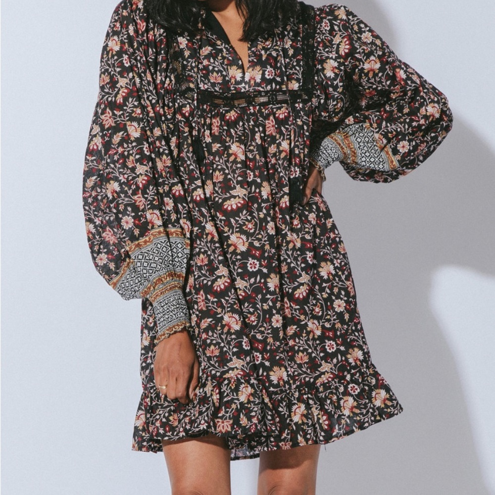 Cleobella Trista Mini Dress, Lolita Block Print THANKSGIVING READY!!